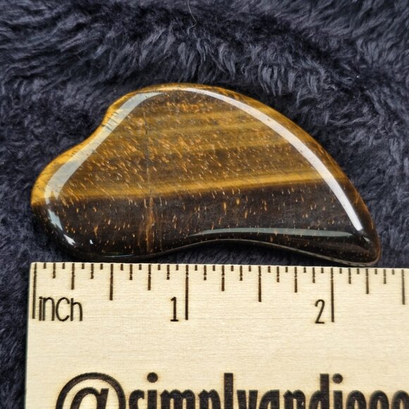 Tiger Eye Crystal Gua Sha face tool - Picture 3 of 5